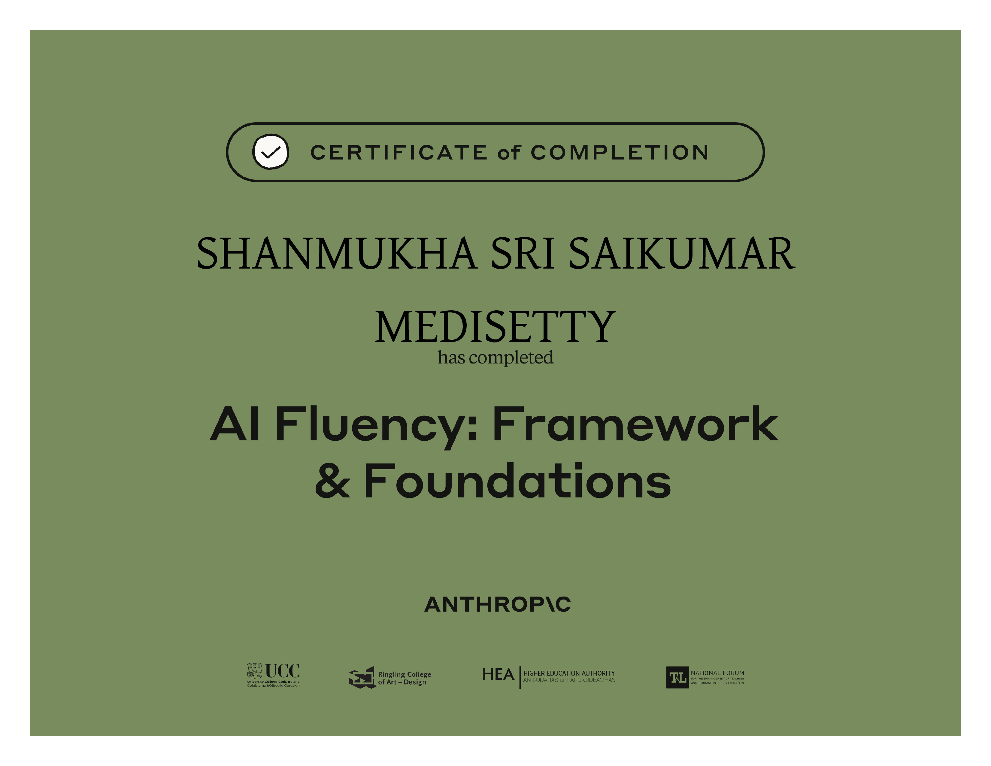 Certificate of Achievement