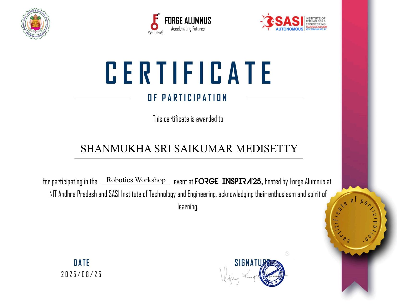 Forge Technical Certification