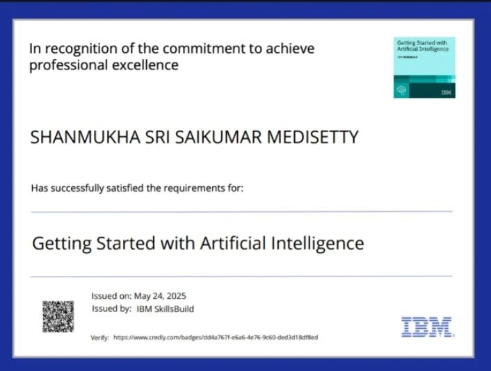 IBM AI/ML Certification