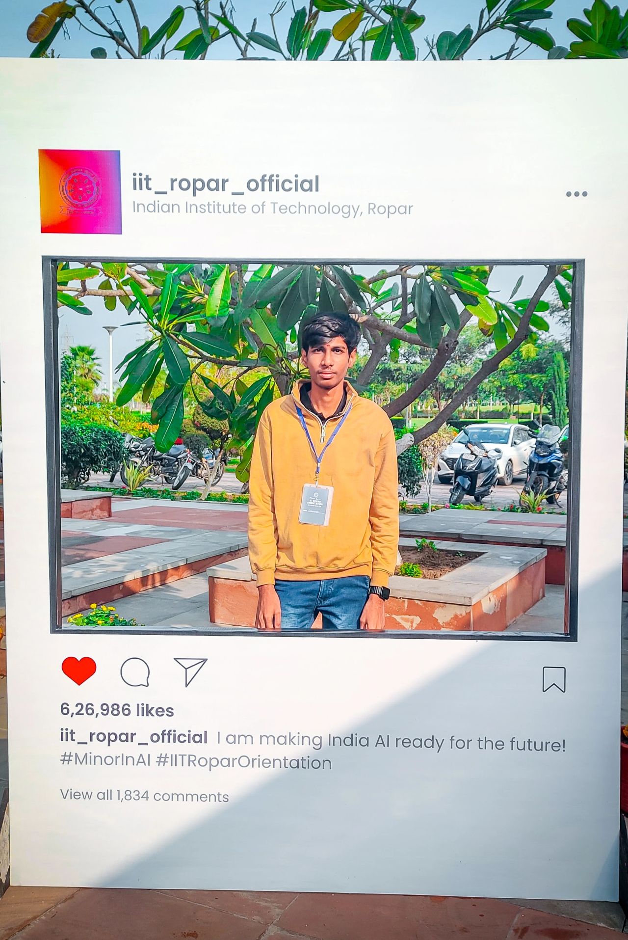 IIT Ropar Tech Fest Stage